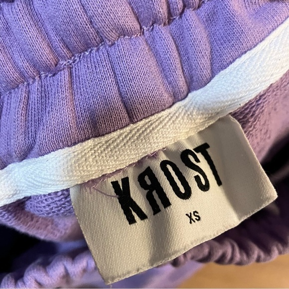 Krost The Austin Support Your Friends Cotton Sweatpants in Purple - Picture 13 of 13